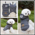 Dog Coat Rdc Pet Hoodie - Cold Weather Coats for Small Dog and Medium Cat (XXL, Grey)