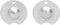 Willards 2-Piece Cue Tip Shaper Set - Nickel Radius .415 inches & Dime Radius .358 inches