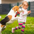 Libima 2 Pcs Dog Pillow Tug Toy Dog Pillow with Strong Handles Tug of War Training Tools Toy Linen Pad for Puppy Young