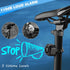 WSDCAM Rechargeable Electric Bike Horn Alarm, 110dB Loud Waterproof Bicycle Horn with Vibration Alarm