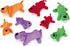 Zanies Neon Lil' Yelper Dog Toys, Yellow, 5"