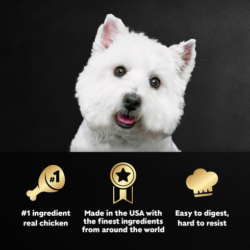 3.5 oz 24 Count Cesar Classic Loaf in Sauce Adult Wet Dog Food Grilled Chicken Flavor, Wet Food for Dogs, Easy Peel
