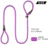 Fida Durable Slip Lead Dog Loop Leash, 6 FT x 1/2" Heavy Duty Comfortable Rope for Large Medium Dogs, Purple