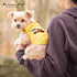 Parisian Pet Dog T-Shirt - “Small Dog Big Heart” Embroidered, 100% Cotton, Sleeveless Vest for Small Dogs, Size S
