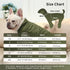 2 Layers Fleece Lined Warm Dog Jacket for Puppy, Soft Windproof Small Dog Coat, Green XS