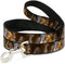Buckle-Down Dog Leash, Lady And Tramp 2 Poses Spaghetti Kiss Scene, Browns, Available in Different Lengths and Widths