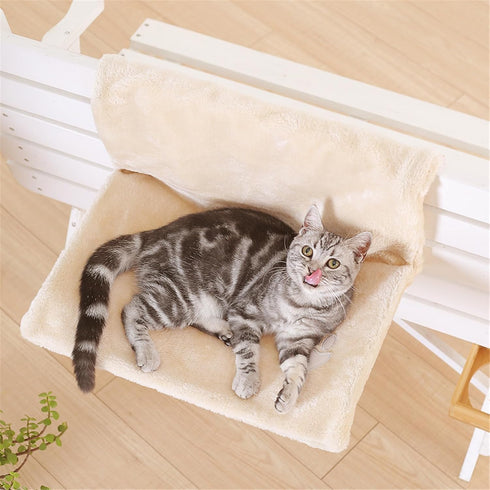 Hammock Cozy Hammock 18.5 12 Cat Bed, Warm and Plush Nap Mat, Warm Fleece Basket Cradle for Sunbathing Watching