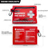 SPEEDYAID 211 IPX7 Swimming, PCS Waterproof First Aid Kit, Rated Dry Bag with Airtight Zipper, Portable Emergency