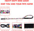 Dog Leash, Short Traffic Leash for Dogs, Heavy Duty Floral Pattern Female Safety Nylon Training Dog Leash for Medium & Large Dogs (23inch, White)