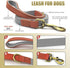 QRDA Dog Collar and Leash Set, Silver Gray Adjustable Durable Nylon Pet Collars with Tactical Leash for Small Medium