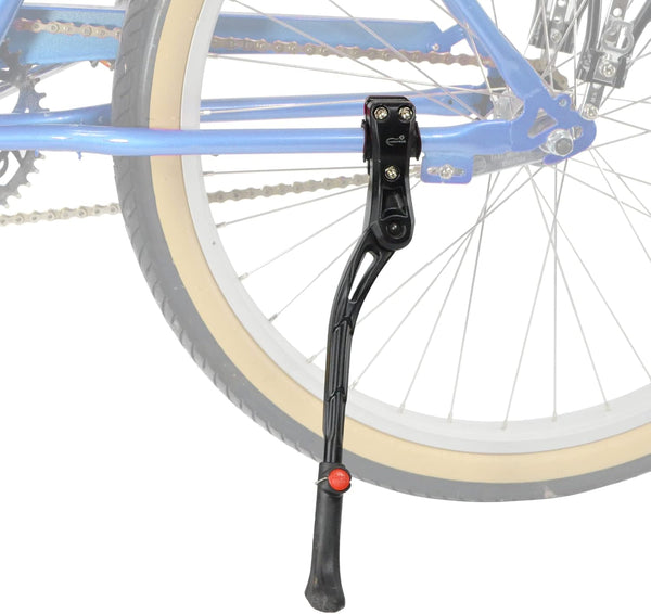 Lumintrail Rear Mount Bike Kickstand - Bicycle Kick Stands for Adult Mountain, Cruiser and Road Bike – Quick Adjust