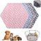 Preboun 4 Pcs 47 in Guinea Pig Playpen Pad Waterproof Hexagon Mat