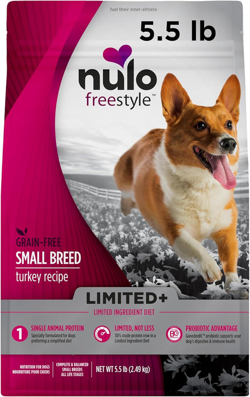 Nulo Freestyle Limited Ingredient Small Breed Dog Food, Premium Grain-Free Dry Kibble, Single Animal Protein