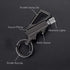 YUSUD Permanent Match, Flint Fire Starter Keychain Lighter with Bottle Opener, Waterproof Survival Matches