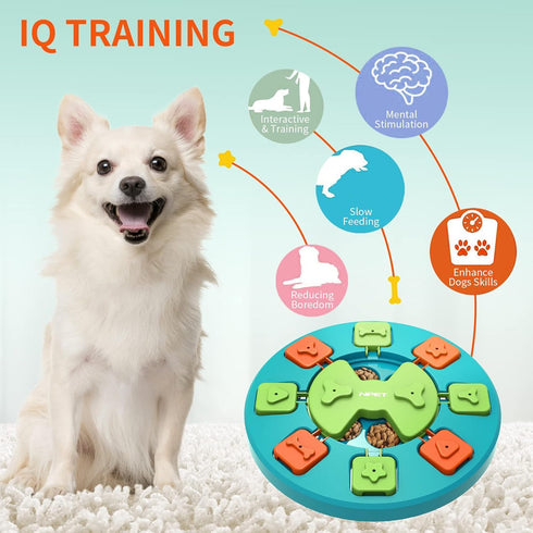 NPET Dog Puzzle Toy - Interactive Enrichment Toys, IQ Training & Mental Enrichment Pet Toys for Small & Medium Dogs