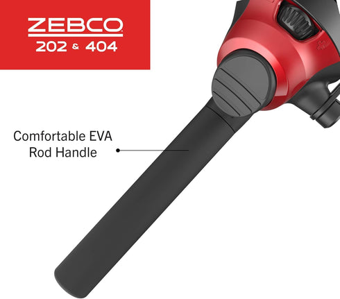 Zebco 202 & 404 Spincast Reels and Fishing Rod Combos - 2-Pack