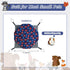 Hammock, Set Chinchilla Petonfun Guinea Pig Hideout Toys, Ferret Rat Cage Accessories - Large Small Animal Bed