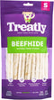 Beefhide Twist Sticks, 5" Dog Chew Treats, Natural Flavor, 1 lb/1 Pack