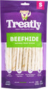 Beefhide Twist Sticks, 5" Dog Chew Treats, Natural Flavor, 1 lb/1 Pack