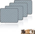 4 Pack Guinea Pig Cage Liners Washable Super Absorbent Guinea Pig Bedding