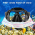 Snorkel Mask Set for Adults - Dry Snorkel, Scuba Diving Mask, Swimming Glasses, Youth Diving