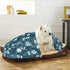 Dog Blankets for Dogs, Large & Medium Soft Fuzzy Washable Blankets, Reversible Cow Print for Pets, 41 x 31 inch,
