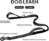 PetiFine 6FT Heavy Duty Dog Leash - Soft Padded Double Handle, Durable Strong Clasp, Reflective Nylon Walking Lead for
