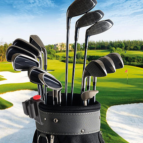Kisangel Putter Clip on Holder, Club Holder for Golf Bag, Putter Clamp Golf Accessories