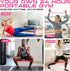 Resistance Bands for Working Out, Exercise Bands for Women & Men, Latex Elastic Bands for Yoga, Pilates, Fitness, Home