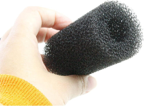 12-Pack 0.8 Inch AQUANEAT Pre-Filter Sponge for Aquarium Shrimp Fry Fish Tank Filter Intake, Replacement Foam Cover