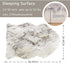 Faux Fur Dog Bed Rug Plush and Fluffy Mat for Dogs Cats, Luxury Soft Faux Sheepskin Area Rug (24 by 36 inches,