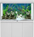 AWERT 72x24 inches Tropical Fish Tank Background - River Bed & Lake Aquatic Plant Undersea Tree Branch Vinyl