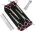 Set, 4CR 5 GEMEK Dog Grooming Scissors Stainless Steel Safety Round Tip Pet Professional Grooming Tool Pieces Kit