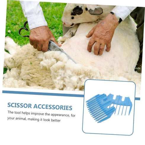 2pcs Electric Wool Shears Accessories - Goat Trimmer Electric Razor Shaver Guide for Sheep Grooming Clippers, Plastic