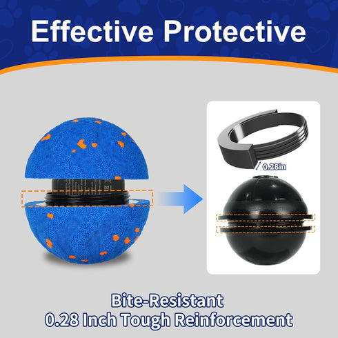 Ombrael Smart Interactive Dog Toys-Ball, Automatic Moving Bouncing Spinning, Washable Chew-Resistant to Keep Them Busy