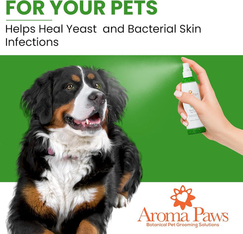 Scented Dog Coat Spray - Cleansing, Conditioning, Moisturizing - Toxin Free Ingredients - Aromatic Puppy Spray (4.5