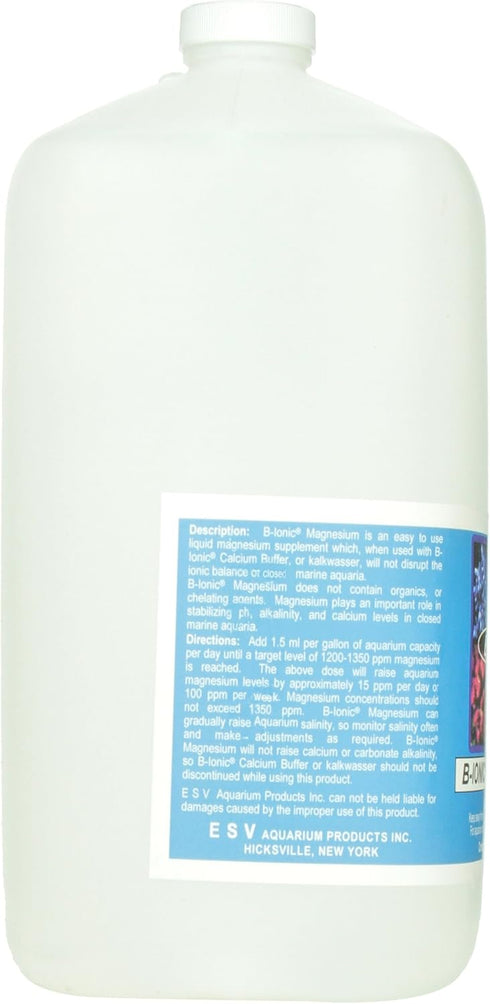 B-Ionic Magnesium for Coral Reef Salt Water Aquariums, 1 Gallon