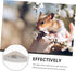 FUTUREORYY Chinchillas Ceramic Bunny Litter Box for Small Animals Triangle Potty Non-Slip Mat for Guinea Pigs Hamsters