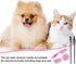 5 Pieces Dog Eye Combs, Tear Stain Remover Combs for Small Dogs, Gently Removing Eye Mucus (Pink, Black)