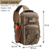 Pack Backpack Rover Sling Tactical Shoulder Sling Bag with Bottle Holder Crossbody Chest Bag, Coyote