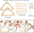 GINTUTO Wooden Chick Perch Stand, Pine Chicks Roosting Bar, Jungle Gym Perch Toys for Chicken Coop & Brooder, Bird