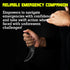 Spring Assisted Karambit Knife, Tactical Folding Knife, Military Sharp Tiger Claw for Hunting Camping EDC