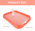 17.7x14x2 Inches ULTECHNOVO Mesh Dog Toilet Tray Lightweight Anti-Slip Easy Clean Removable Mesh Top for Indoor Puppy