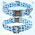 Lionheart Glory Dog Collar, Heavy Duty Adjustable Blue Collar for Medium Dogs, Pet Gift