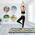 Nander Thick Non-Slip Yoga Mat, Soft Breathe Elastic Fitness Mat, 1MM Natural Rubber