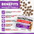 2-Pack Dog Multivitamin Chewable with Glucosamine - Senior & Puppy Multivitamin for Dogs for Hip & Joint Support