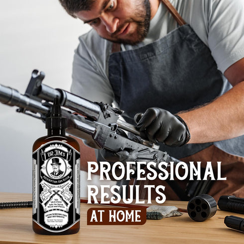 Dr Jim's - CLP Gun Cleaner and Lubricant - All-in-One Gun Cleaning Oil, Bore Cleaner, Non Solvent - for Metal, Wood