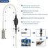 Essential Fish Tank Cleaning Tools, 8.5' Vacuum, Gravel Vacuum, and Siphon Pump for Spotless Aquarium