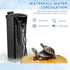 Fish Tank Filter (3.5W), Low-Water Turtle Tank Filter for Small Fish Tanks up to 15 Gallons, 2 Cartridges