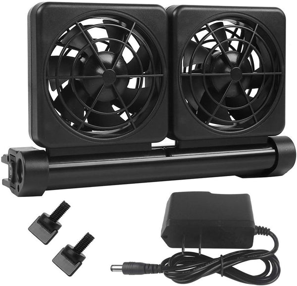 Aquarium Chiller, Fish Tank Cooling Fan System for Saltwater and Freshwater